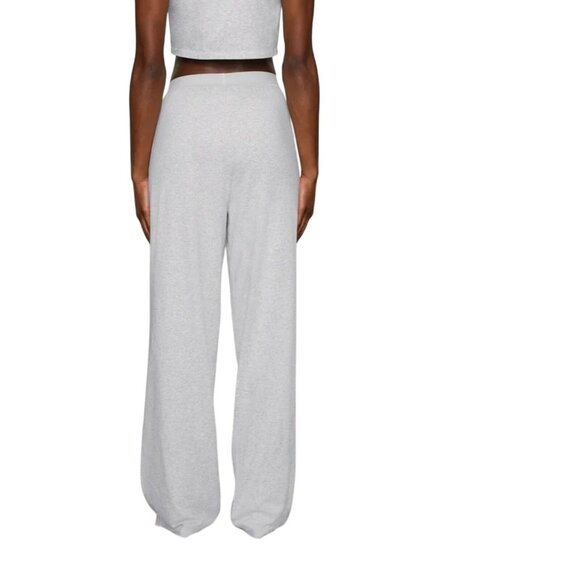 Skims Boyfriend Loose Pant Light Heather Gray Size S NWT MSRP $68 - Picture 5 of 6